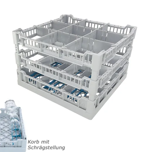 Korb LH3 3x3 Glashhe bis 252mm Schrgstellung