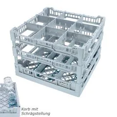 Korb LH3 3x3 Glashhe bis 252mm Schrgstellung