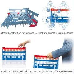 Fries Rack Korb II fr 12 Glser Glashhe bis 240 mm