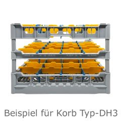 Fries Rack Glserkorb Typ DH3-3x3 fr 09 Glser